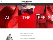 Tablet Screenshot of foxrivermall.com